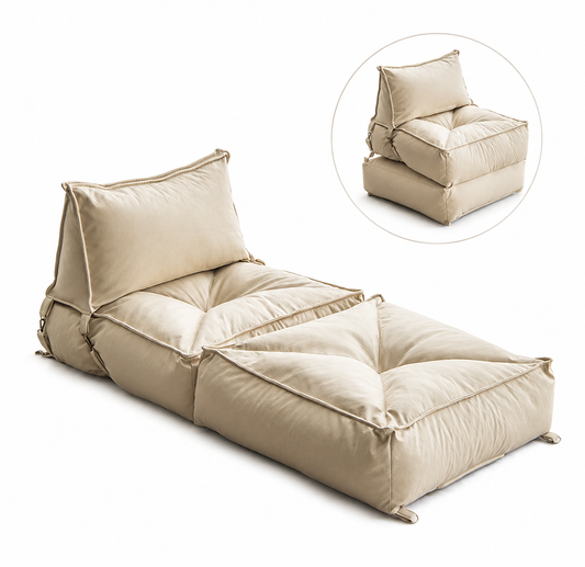 Foldable Backrest Floor Chair – Cozy Living Room Seat