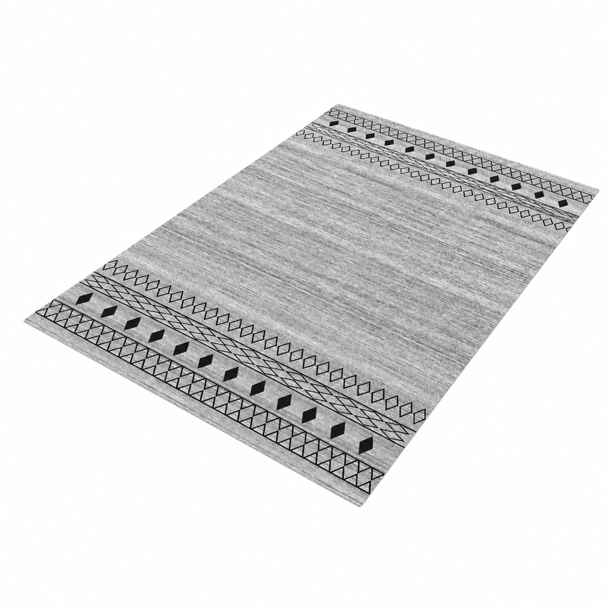 Nordic Rectangle Floor Mat – Machine Washable Rug