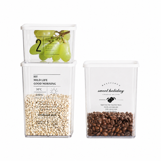 Airtight Kitchen Storage Jars – Tea & Grain Canisters